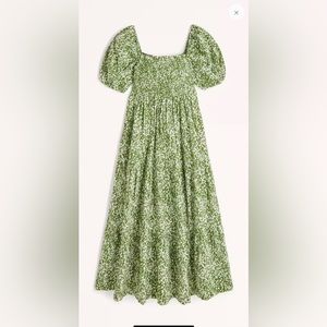 Abercrombie & Fitch smocked floral dress